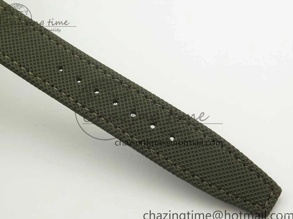MIROTIME 0519 Classic PILOT IW389001 ZF 1:1 Best Edition Ceramic Case Green Dial on Green Nylon Strap A7750 (Function Same As Genuine) 7160